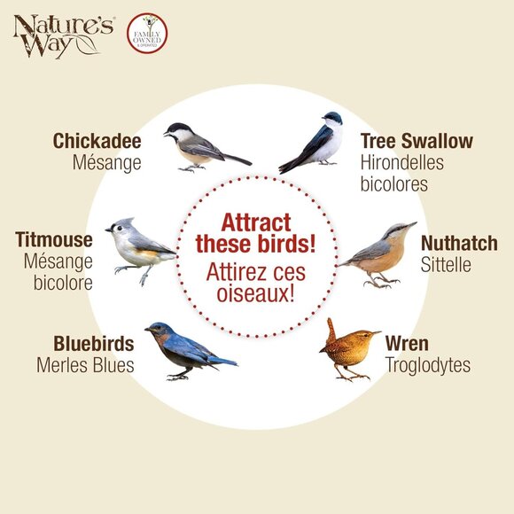 Bird Products Cedar Bluebird Box House - Picture 6 of 6